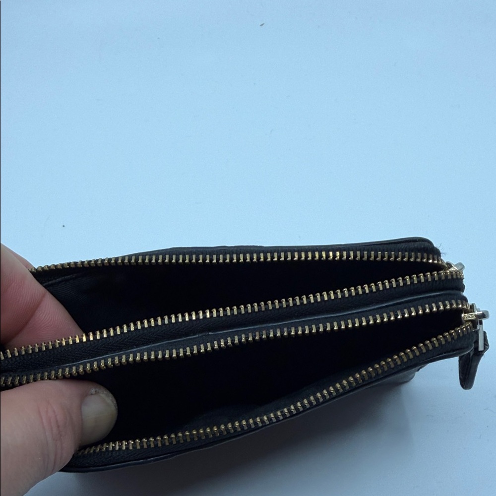 Coach Signature Brown Wristlet - Picture 4 of 5